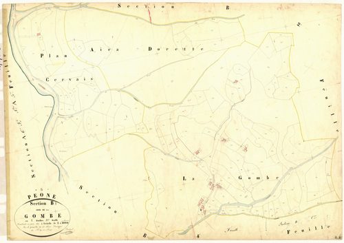 La Gombe. - Plan de section, B3