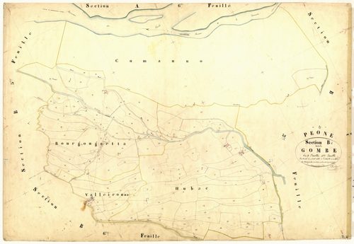 La Gombe. - Plan de section, B4