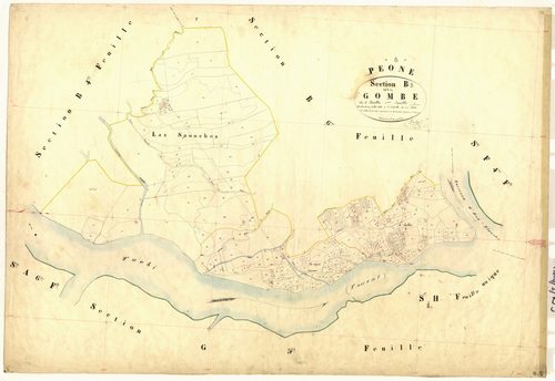 La Gombe. - Plan de section, B5