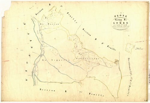 La Gombe. - Plan de section, B6