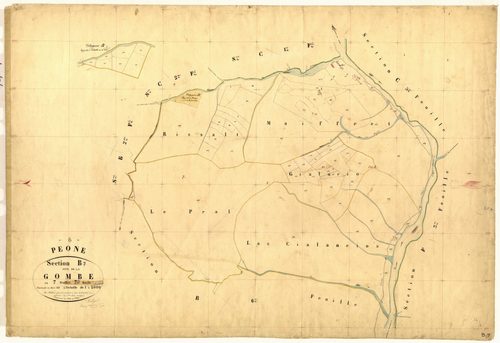 La Gombe. - Plan de section, B7