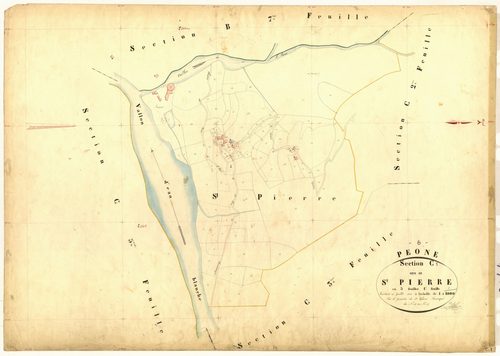 Saint-Pierre. - Plan de section, C1