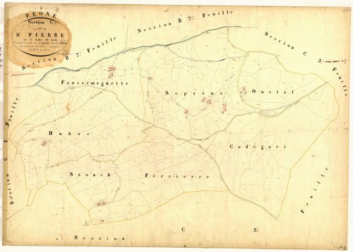 Saint-Pierre. - Plan de section, C2