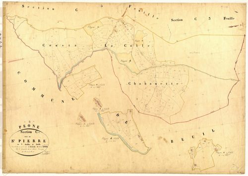 Saint-Pierre. - Plan de section, C4