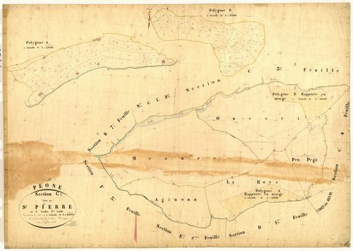 Saint-Pierre. - Plan de section, C5