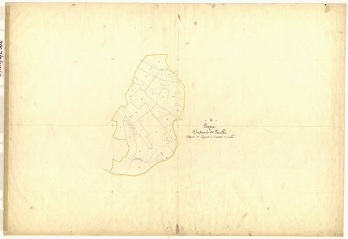 Le Quartier (développement, 2ème partie). - Plan de section, E3(d2)