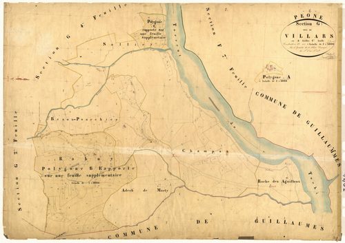 Villars. - Plan de section, G1