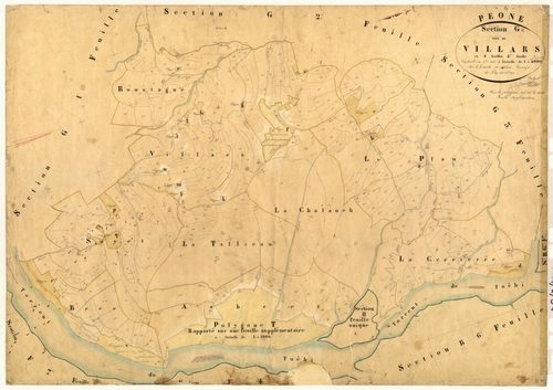 Villars. - Plan de section, G4
