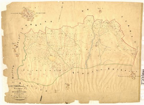 Peimeinade. - Plan de section, C2