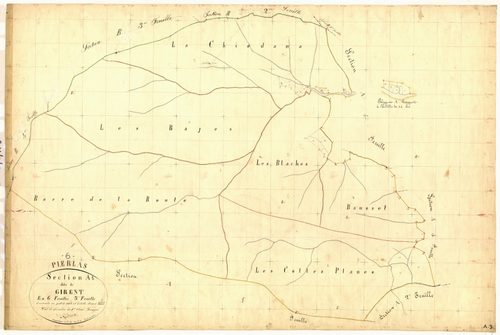 Girent. - Plan de section, A3
