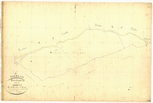 Girent. - Plan de section, A6