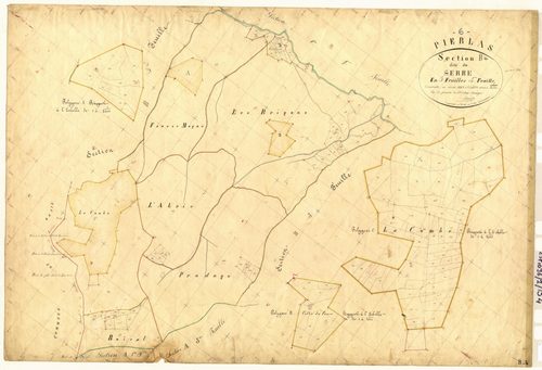 Le Serre. - Plan de section, B4