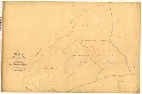 Le Serre. - Plan de section, B5