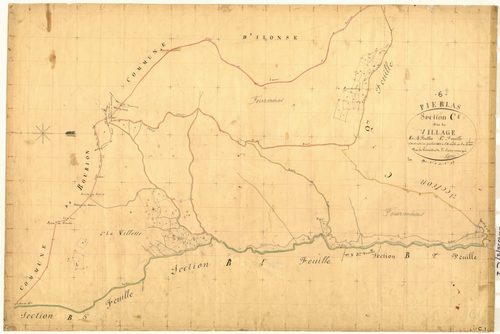 Le Village. - Plan de section, C1