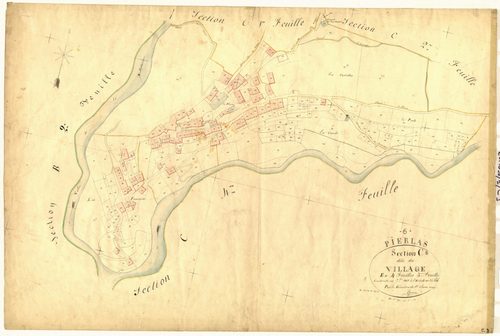 Le Village. - Plan de section, C3