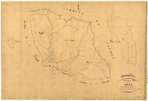 La Ville. - Plan de section, B1