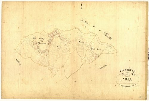 La Ville. - Plan de section, B2