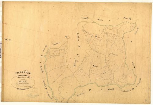 La Ville. - Plan de section, B3