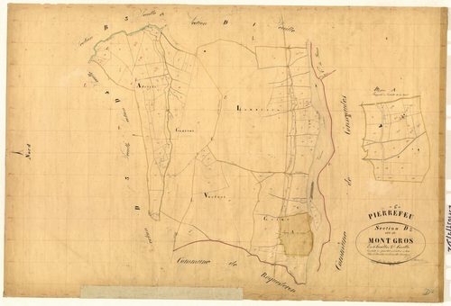 Mont-Gros. - Plan de section, D2