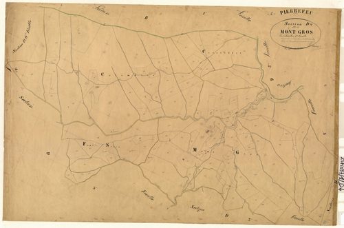 Mont-Gros. - Plan de section, D4