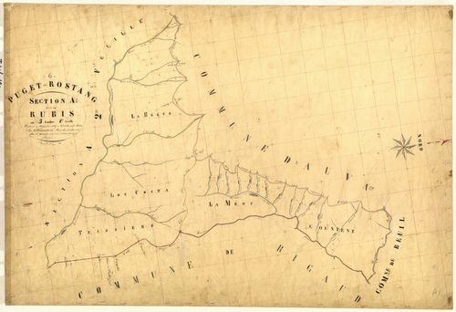 Rubis. - Plan de section, A1