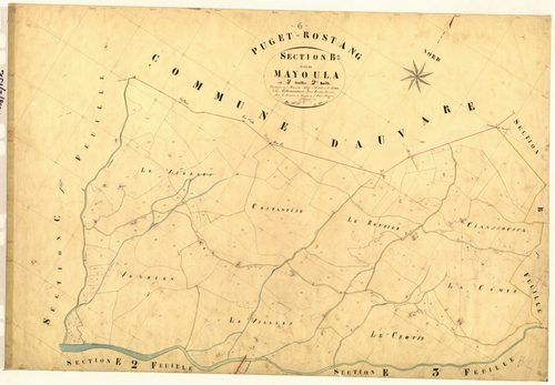 Mayoula. - Plan de section, B2