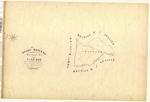 Le Village. - Plan de section, C2