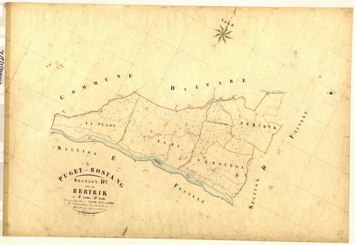 Bertrik. - Plan de section, D2