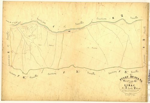 Libac. - Plan de section, E2