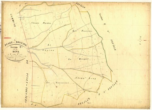 Dina. - Plan de section, F5