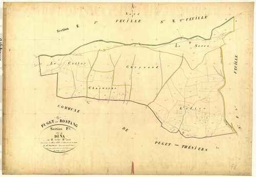 Dina. - Plan de section, F6