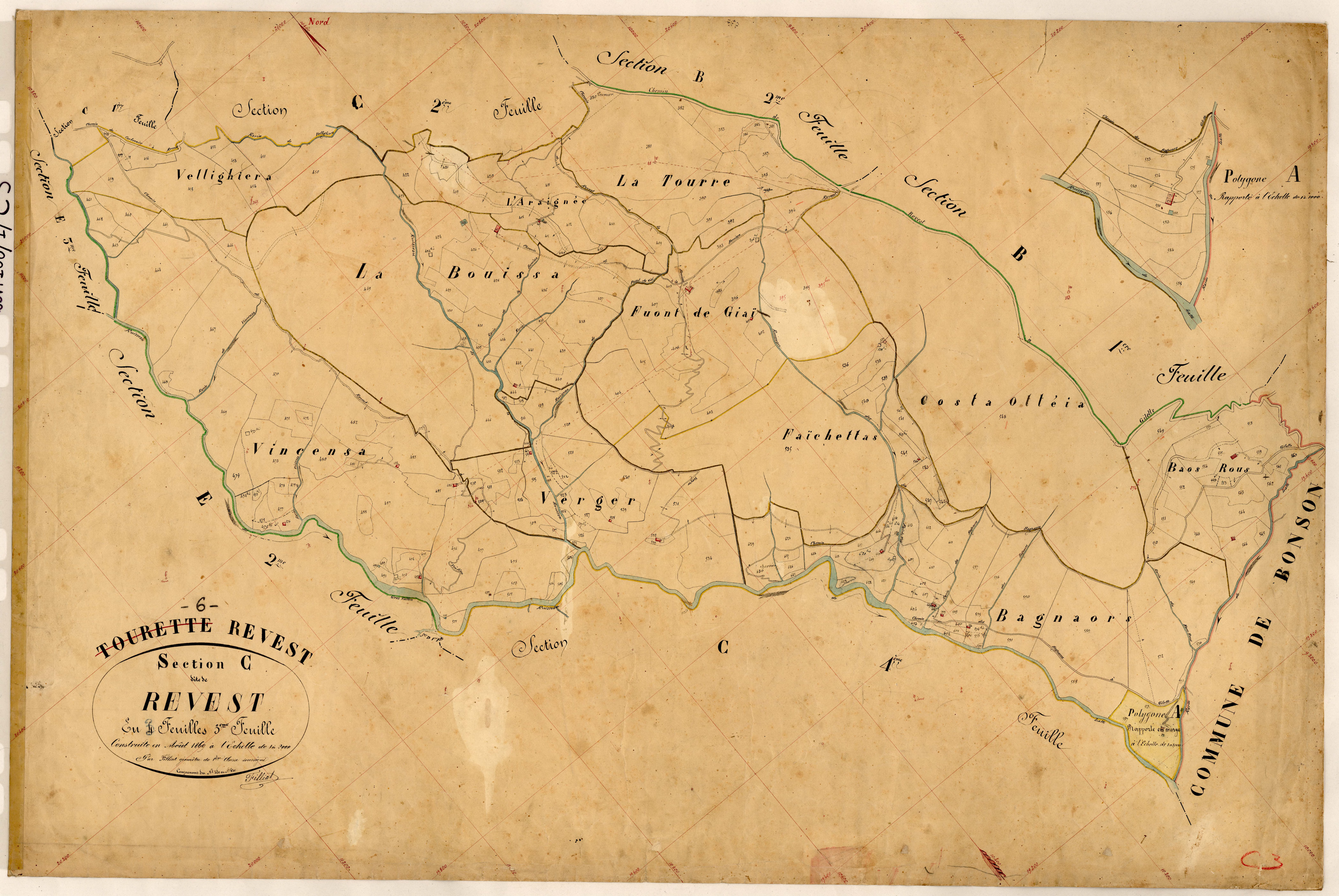 Revest. - Plan de section, C3