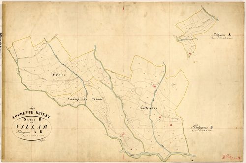 Villar (développement). - Plan de section, B2(d)