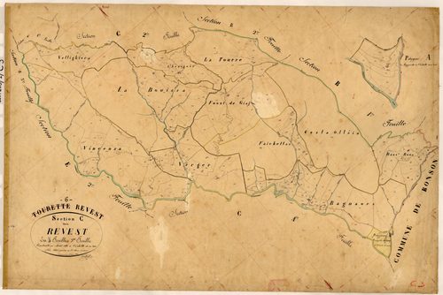 Revest. - Plan de section, C3