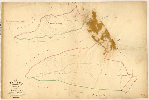 Chabanas. - Plan de section, F
