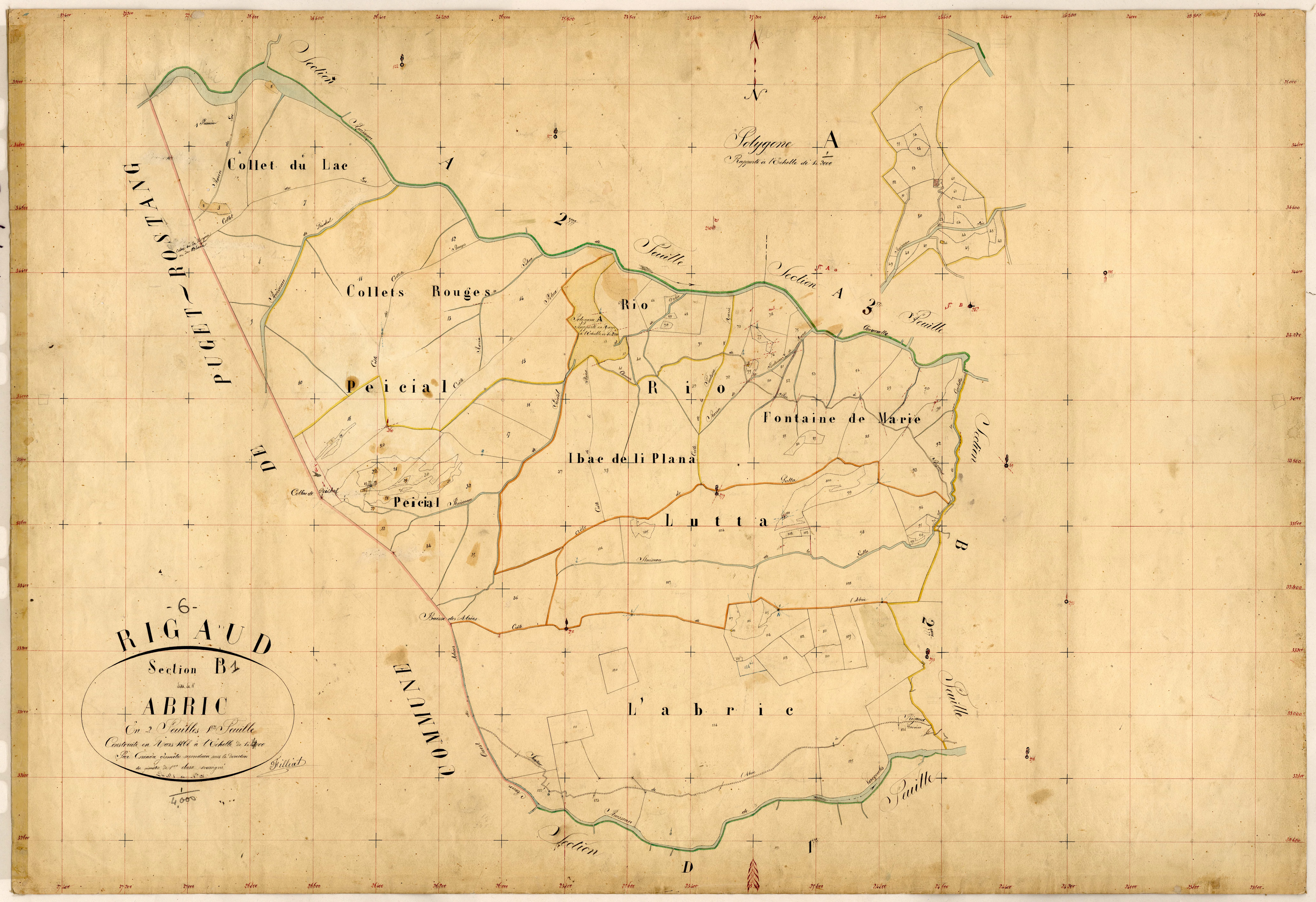 L'Abric. - Plan de section, B1