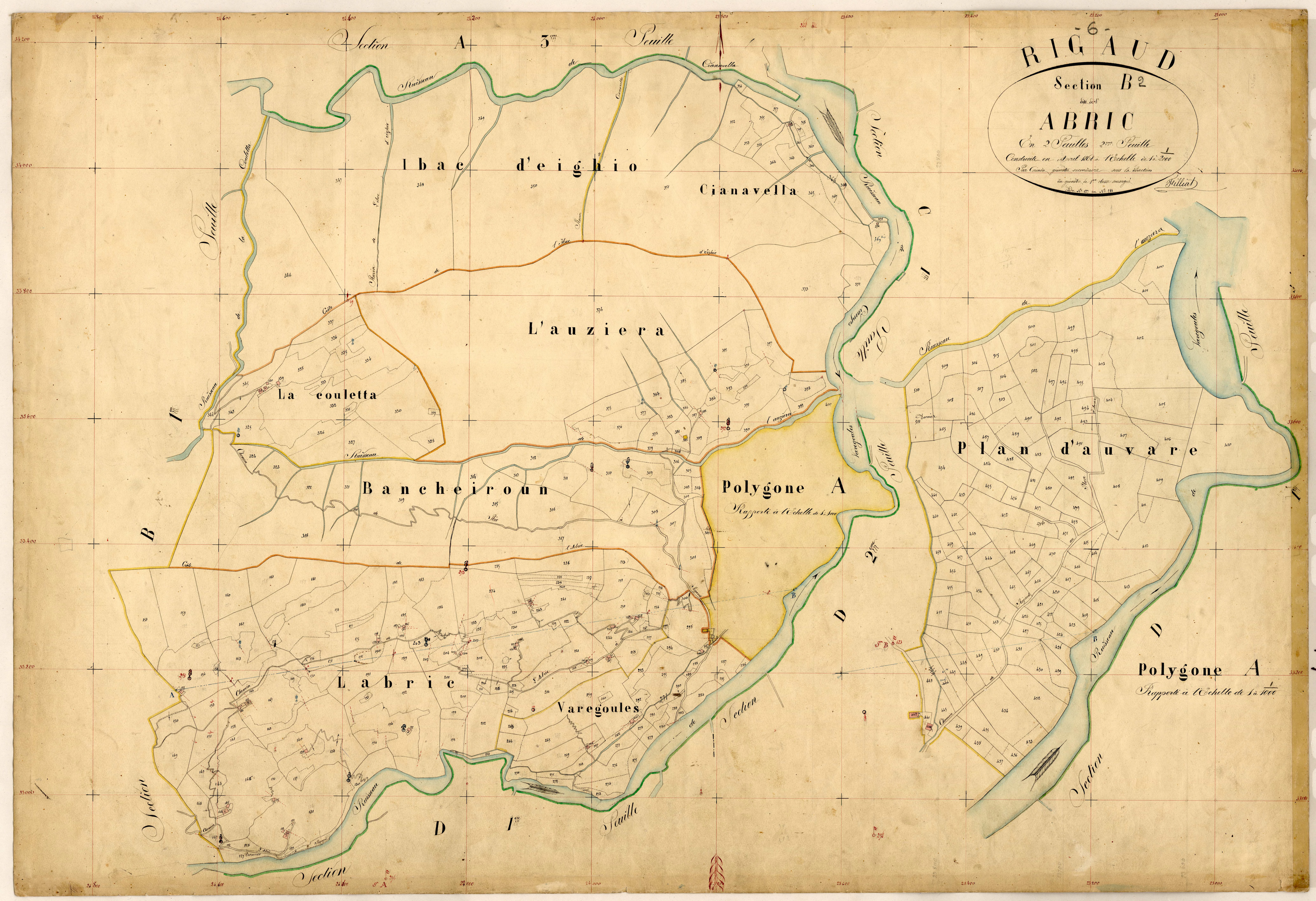 L'Abric. - Plan de section, B2