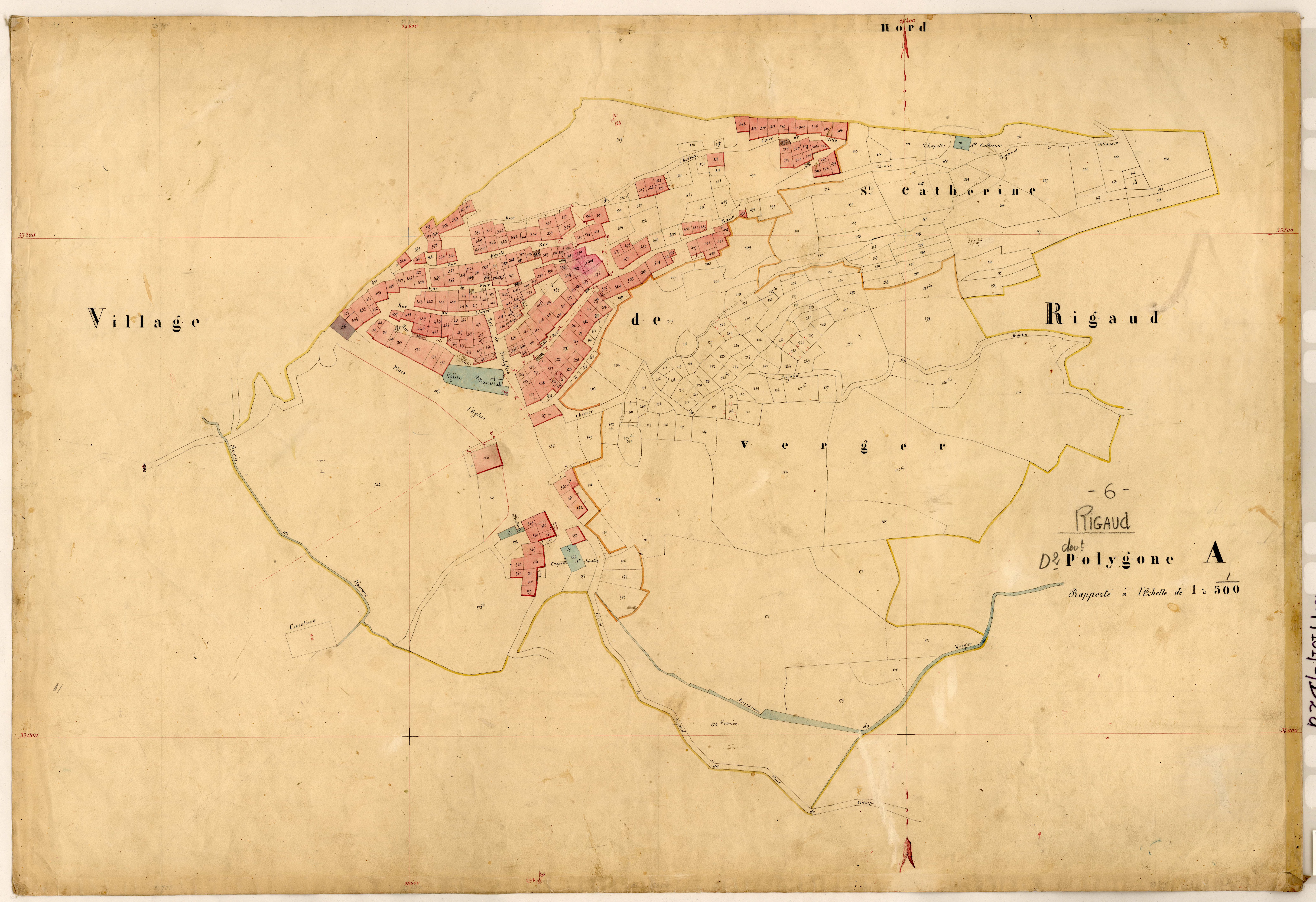 Rigaud (développement). - Plan de section, D2(d)