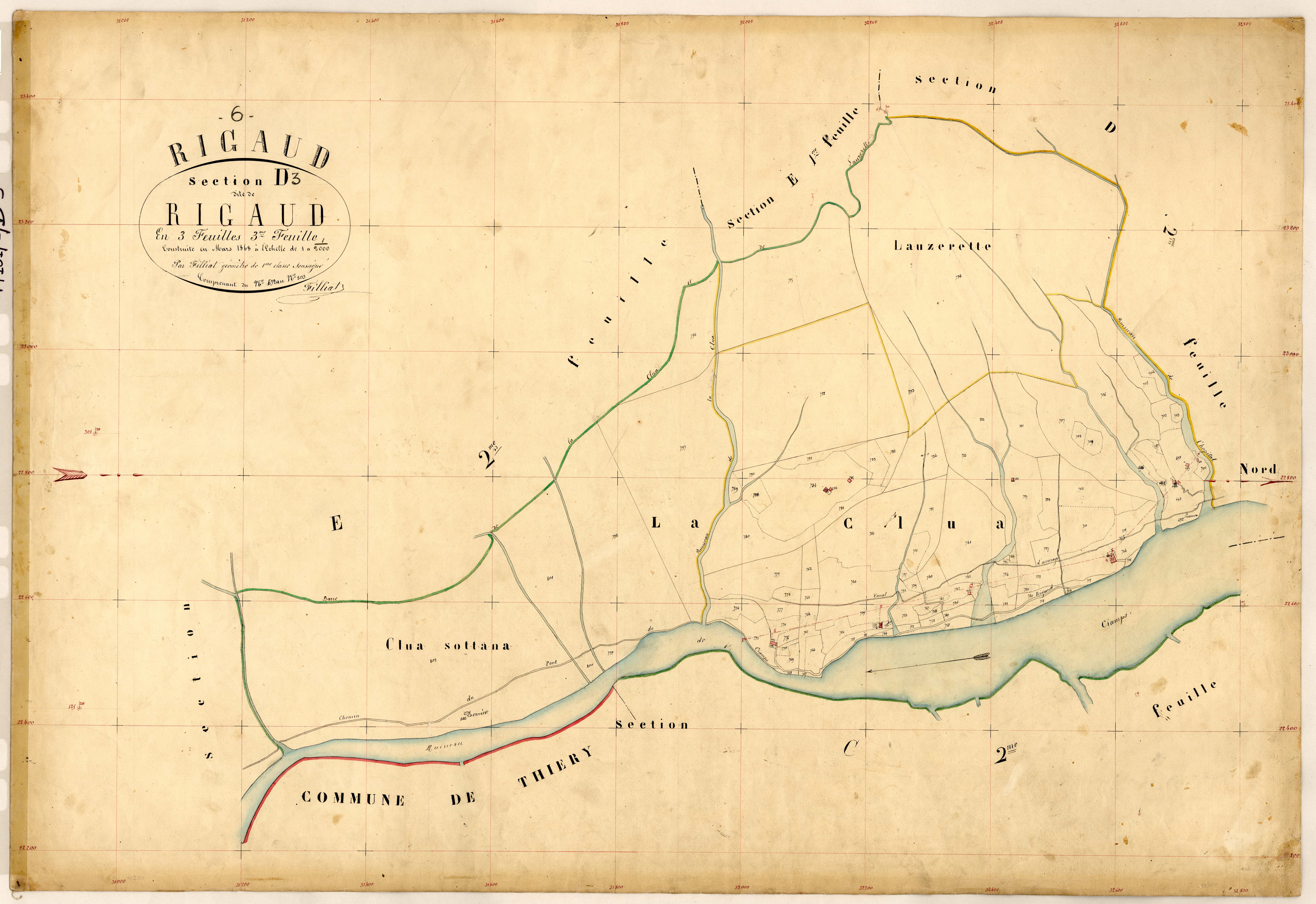 Rigaud. - Plan de section, D3