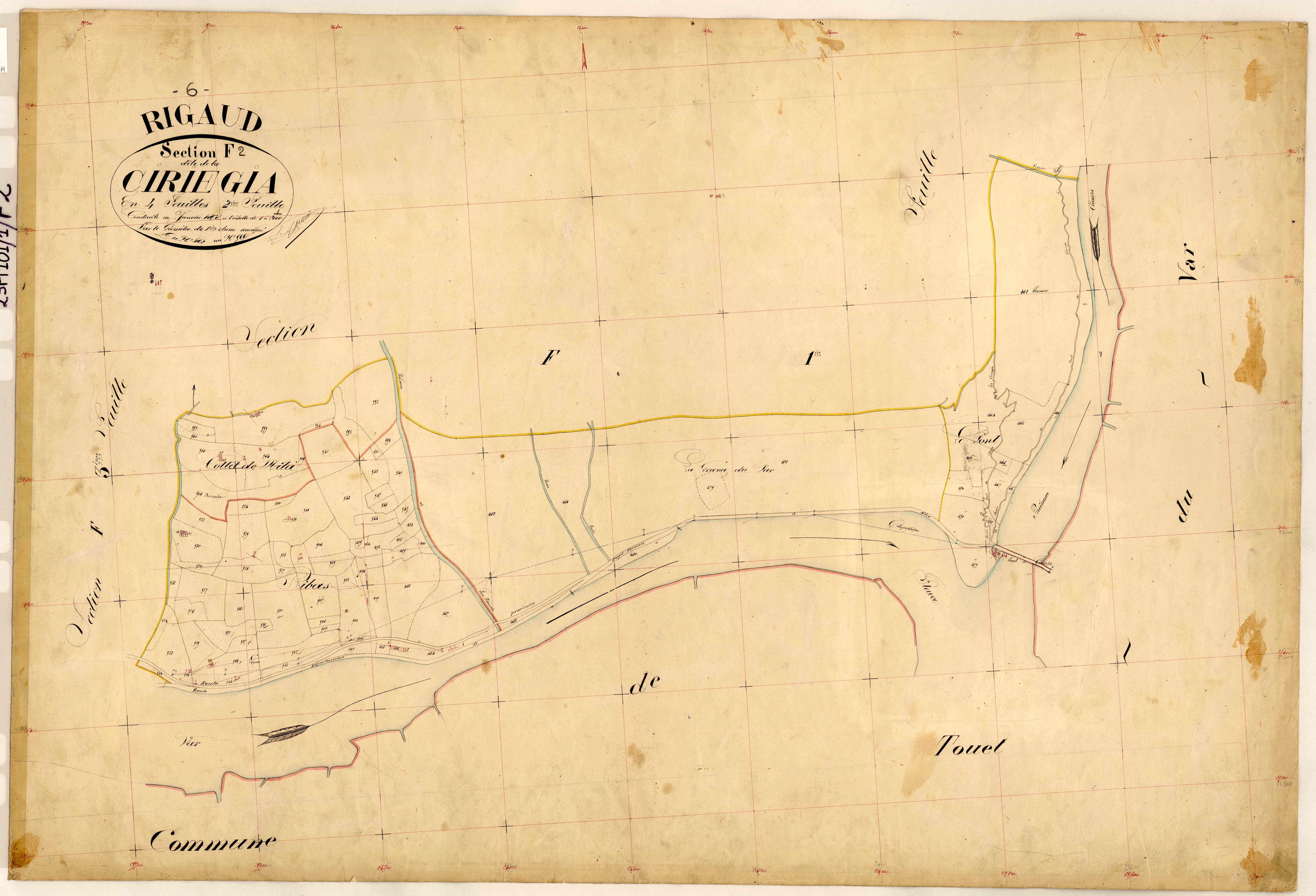 La Ciriegia. - Plan de section, F2