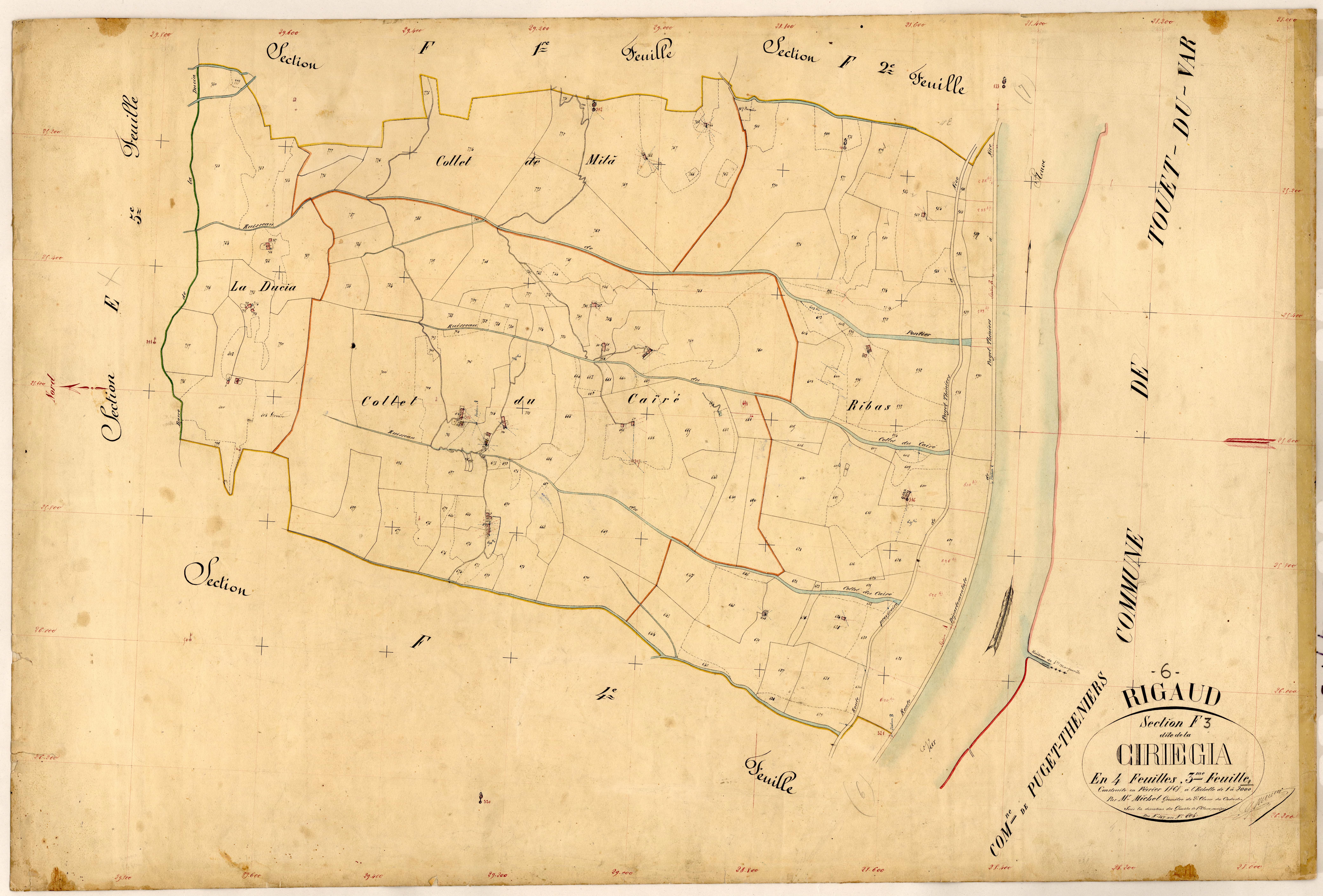 La Ciriegia. - Plan de section, F3