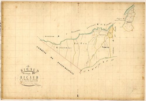 Rigaud. - Plan de section, D1
