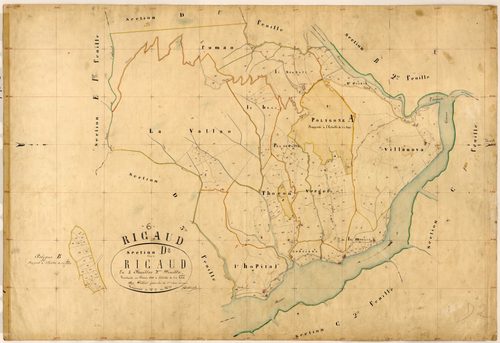 Rigaud. - Plan de section, D2