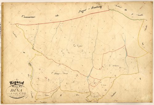 Dina. - Plan de section, E4
