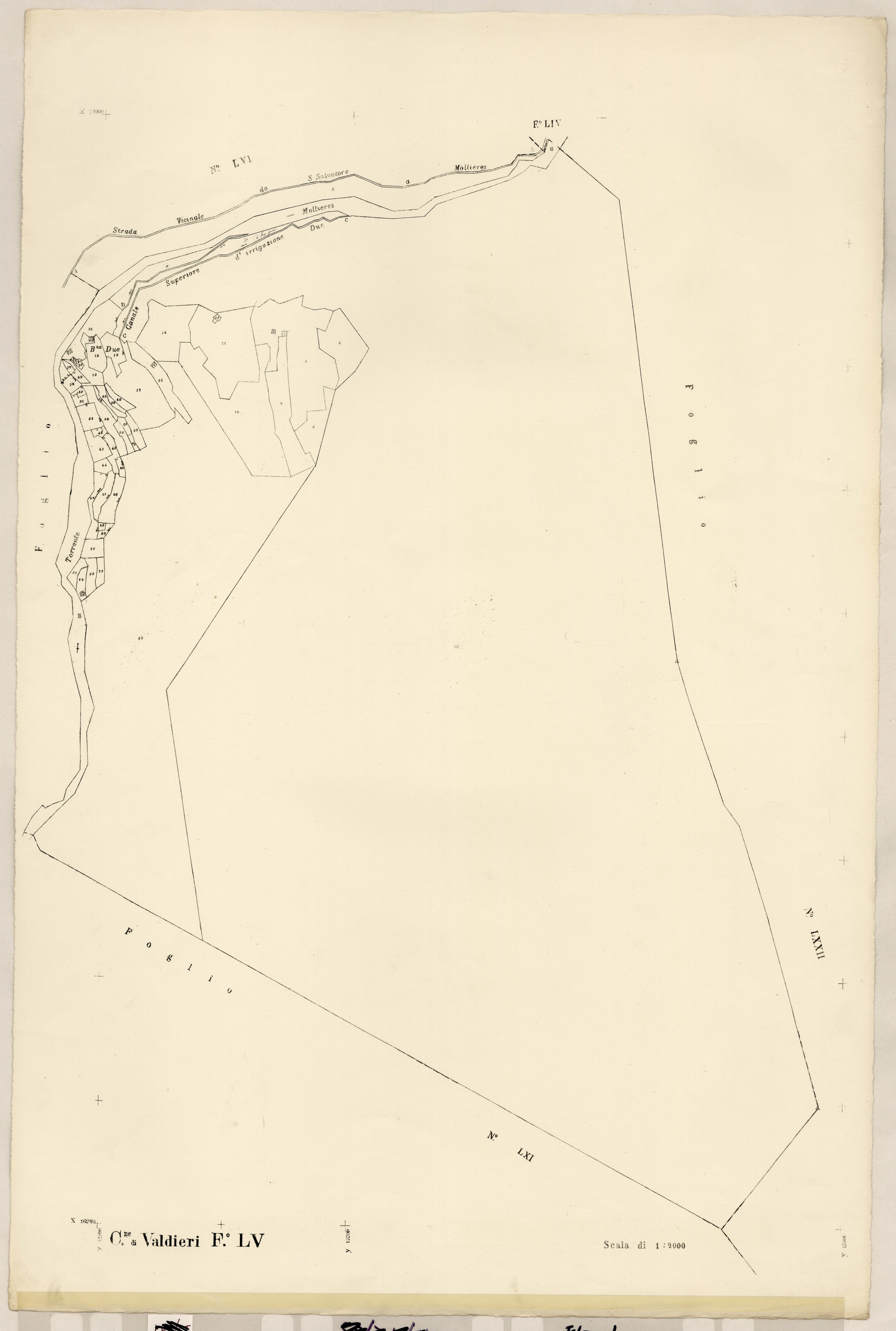 Plan de section, LV