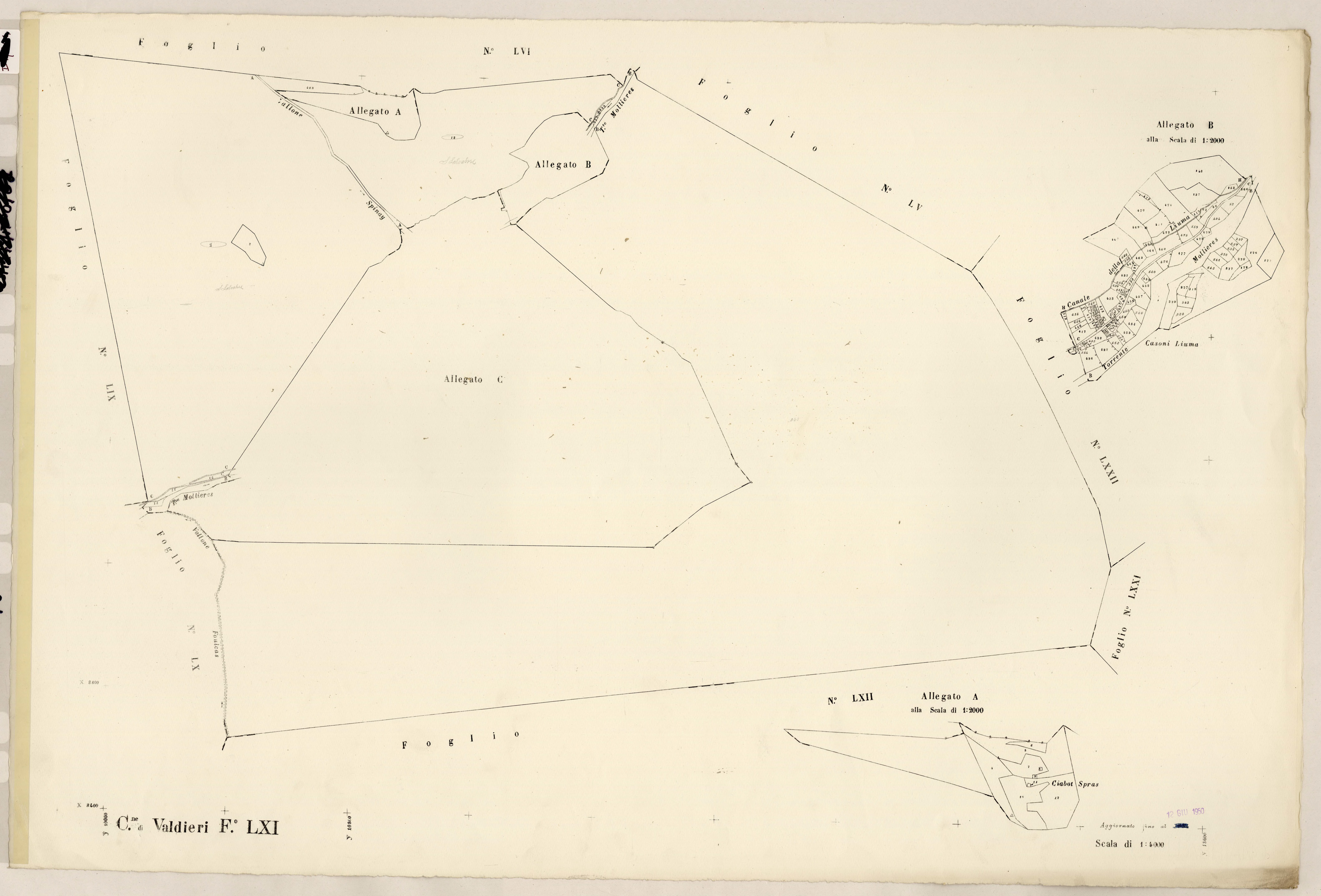 Plan de section, LXI