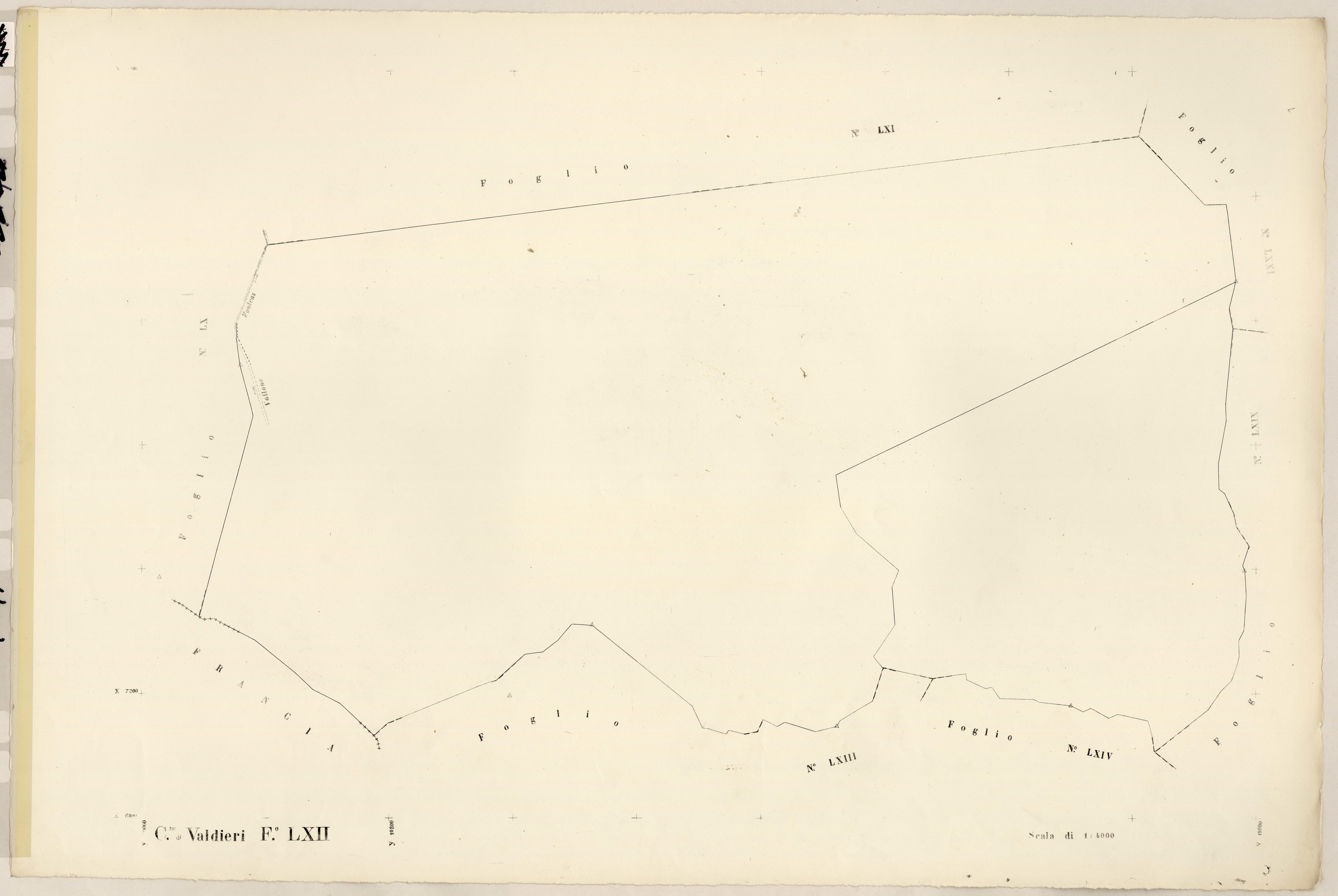 Plan de section, LXII