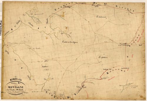La Montagne. - Plan de section, A2