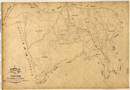Le Village. - Plan de section, B5