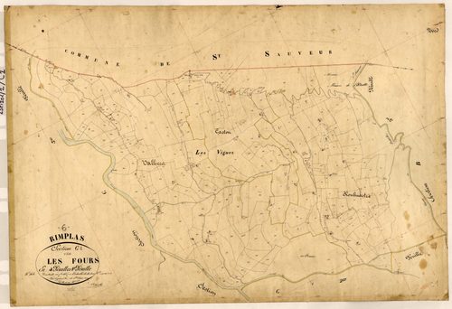 Les Fours. - Plan de section, C1
